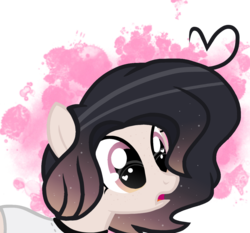Size: 1156x1078 | Tagged: safe, artist:chococakebabe, oc, oc only, earth pony, pony, female, heart eyes, mare, simple background, solo, transparent background, wingding eyes