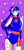 Size: 434x902 | Tagged: safe, artist:mingmiyu, twilight sparkle, human, g4, bodysuit, clothes, female, humanized, leotard, magic gaia, one eye closed, solo, superhero, wink