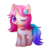 Size: 1800x1800 | Tagged: safe, artist:leafywind, oc, oc only, pony, unicorn, female, one eye closed, simple background, solo, transparent background