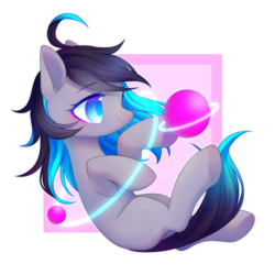 Size: 2500x2500 | Tagged: safe, artist:leafywind, oc, oc only, pony, high res, planet, simple background, solo, transparent background