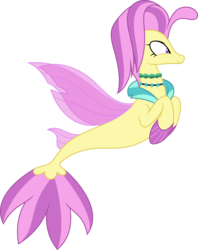 Size: 3954x5000 | Tagged: safe, artist:dashiesparkle, ocean flow, seapony (g4), g4, surf and/or turf, absurd resolution, female, mare, simple background, solo, transparent background, vector