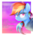 Size: 2745x2895 | Tagged: safe, artist:kimmyartmlp, rainbow dash, pony, g4, female, high res, mare, multicolored hair, solo