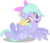 Size: 1588x1368 | Tagged: safe, artist:razorbladetheunicron, flitter, jackalope, pegasus, pony, rabbit, lateverse, g4, alternate universe, base used, bow, duo, female, hug, pet, shadow, simple background, transparent background