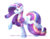 Size: 1023x796 | Tagged: safe, artist:calamity-studios, part of a set, rarity, pony, unicorn, g4, female, horn, long horn, mare, rainbow power, simple background, smiling, solo, transparent background