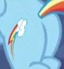 Size: 64x69 | Tagged: safe, rainbow dash, pony, g4, butt, butt only, cropped, female, picture for breezies, plot, rainbutt dash