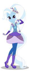 Size: 290x651 | Tagged: safe, artist:selenaede, artist:yumigatchi, trixie, equestria girls, g4, my little pony equestria girls: legend of everfree, alternate universe, clothes, crystal guardian, female, gloves, ponied up, simple background, solo, super ponied up, transparent background