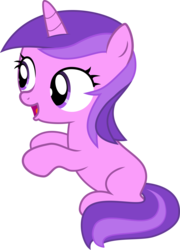 Size: 3000x4166 | Tagged: safe, artist:dusk2k, amethyst star, sparkler, pony, unicorn, g4, awwmethyst star, cute, female, filly, filly amethyst star, simple background, solo, transparent background, vector, younger