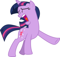 Size: 6000x5637 | Tagged: safe, artist:dusk2k, twilight sparkle, pony, unicorn, g4, winter wrap up, absurd resolution, eyes closed, faic, female, mare, open mouth, scared, screaming, simple background, solo, transparent background, unicorn twilight, vector
