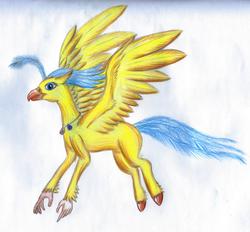 Size: 4821x4473 | Tagged: safe, artist:zaubererbruderasp, princess skystar, classical hippogriff, hippogriff, g4, my little pony: the movie, absurd resolution, hand, scp foundation, scp-2494, traditional art