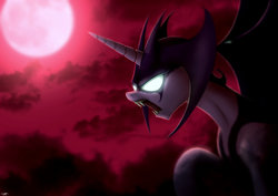 Size: 1024x724 | Tagged: safe, artist:jeki, demon pony, pony, anime, crossover, devilman, male, ponified, solo, stallion