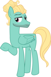 Size: 2154x3260 | Tagged: safe, artist:19crowbar19, zephyr breeze, pegasus, pony, g4, high res, male, raised hoof, simple background, solo, stallion, transparent background, vector