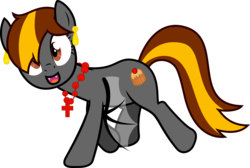 Size: 10607x7137 | Tagged: safe, artist:fallingcomets, oc, oc only, bat pony, pony, absurd resolution, fangs, female, mare, simple background, solo, transparent background, vector