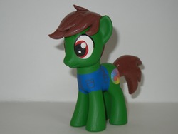 Size: 4000x3000 | Tagged: safe, artist:silverband7, oc, oc:pastel dice, earth pony, pony, clothes, craft, customized toy, figurine, high res, irl, male, photo, sculpture, solo, stallion, toy, traditional art