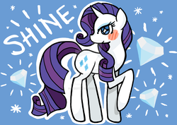 Size: 1024x724 | Tagged: safe, artist:ofruittango, rarity, pony, unicorn, g4, female, looking at you, mare, solo