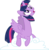 Size: 7000x7125 | Tagged: safe, artist:luckreza8, twilight sparkle, alicorn, pony, g4, absurd resolution, cloud, derp, dog of wisdom, female, long neck, long pony, pony of wisdom, simple background, solo, transparent background, twilight sparkle (alicorn), vector