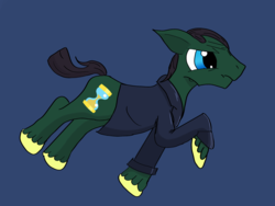 Size: 2048x1536 | Tagged: safe, artist:sixes&sevens, derpibooru exclusive, doctor whooves, time turner, earth pony, pony, g4, christopher eccleston, clothes, crossover, doctor who, male, ninth doctor, peacoat, ponified, running, simple background, solo, stallion, the doctor, unshorn fetlocks
