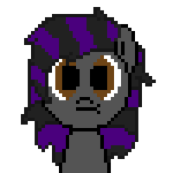 Size: 300x300 | Tagged: safe, artist:nukepony360, oc, oc only, oc:rune riddle, pony, :t, female, pixel art, simple background, solo, transparent background