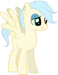 Size: 600x773 | Tagged: safe, artist:mikoneerd, oc, oc only, oc:risky luck, pegasus, pony, female, mare, offspring, parent:fluttershy, parent:soarin', parents:soarinshy, simple background, solo, transparent background