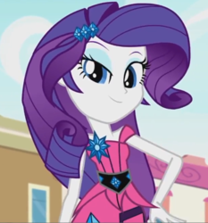 Size: 611x656 | Tagged: safe, screencap, rarity, equestria girls, g4, life is a runway, cropped, looking at you