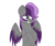 Size: 1800x1500 | Tagged: safe, artist:sodadoodle, oc, oc only, oc:scintillalight, pegasus, pony, bags under eyes, colored wings, eyebrows, hair over one eye, looking back, simple background, smiling, solo, transparent background