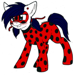 Size: 891x896 | Tagged: safe, artist:adostume, earth pony, pony, miraculous ladybug, ponified, simple background, solo, transparent background