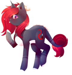 Size: 1975x2045 | Tagged: safe, artist:twinkepaint, oc, oc only, oc:scarlet, dracony, hybrid, female, simple background, solo, transparent background