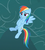 Size: 824x906 | Tagged: safe, screencap, rainbow dash, pony, g4, magic duel, cropped, female, smug, solo