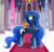 Size: 1074x1031 | Tagged: safe, artist:sugaryicecreammlp, princess luna, pony, g4, female, solo, throne room