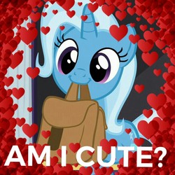 Size: 720x720 | Tagged: safe, trixie, g4, to where and back again, bronybait, cute, diatrixes, to saddlebags and back again