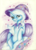 Size: 1645x2303 | Tagged: safe, artist:breadpande, trixie, pony, unicorn, g4, female, solo, stars, traditional art