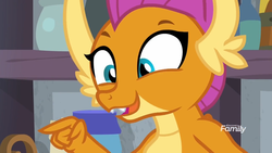 Size: 1920x1080 | Tagged: safe, screencap, smolder, dragon, g4, molt down, my little pony: friendship is magic, amused, dragoness, exploitable meme, female, meme, pointing, solo