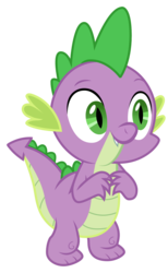 Size: 1362x2211 | Tagged: safe, artist:sonofaskywalker, spike, dragon, g4, the break up breakdown, male, simple background, solo, transparent background, vector