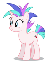 Size: 3842x5021 | Tagged: safe, artist:dragonchaser123, megaphone (g4), pony, unicorn, g4, it isn't the mane thing about you, background pony, female, mare, mohawk, mohawks for everypony, simple background, solo, transparent background, vector