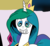 Size: 1024x933 | Tagged: safe, edit, idw, princess celestia, princess luna, pony, g4, disguise, female, light skin, solo, teeth