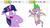 Size: 761x429 | Tagged: safe, artist:cheezedoodle96, artist:jhayarr23, spike, twilight sparkle, alicorn, dragon, pony, derpibooru, g4, molt down, female, juxtaposition, male, mare, meta, twilight sparkle (alicorn), vector, winged spike, wings