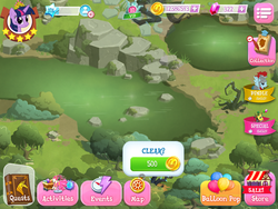 Size: 2048x1536 | Tagged: safe, gameloft, twilight sparkle, g4, everfree forest, game screencap