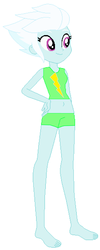 Size: 1793x4481 | Tagged: safe, artist:jawsandgumballfan24, fleetfoot, equestria girls, g4, clothes, equestria girls-ified, female, solo, swimsuit