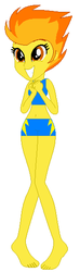 Size: 496x1678 | Tagged: safe, artist:jawsandgumballfan24, spitfire, equestria girls, g4, clothes, equestria girls-ified, female, solo, swimsuit