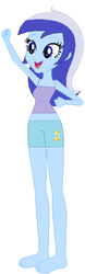 Size: 2057x6634 | Tagged: safe, artist:jawsandgumballfan24, minuette, equestria girls, g4, belly button, clothes, equestria girls-ified, female, midriff, solo, swimsuit