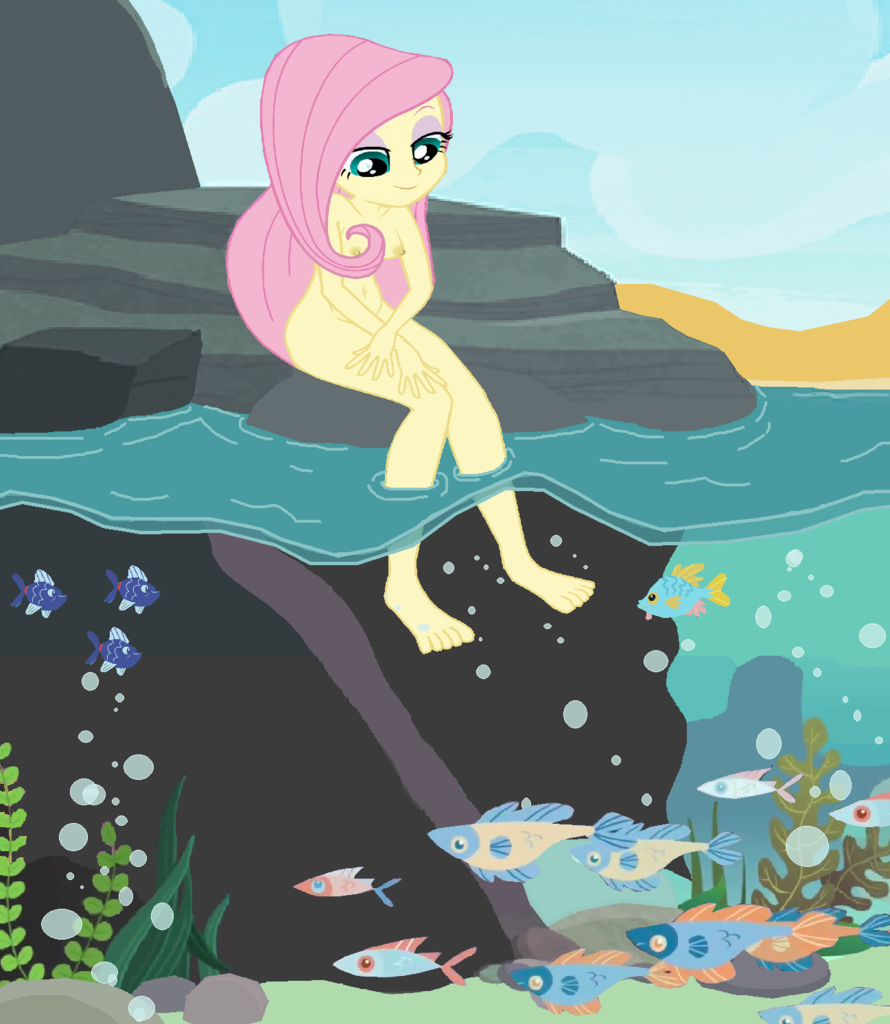 1742337 Explicit Artist Php43 Edit Fluttershy Fish Human