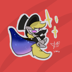 Size: 3000x3000 | Tagged: safe, artist:kaminakat, derpy hooves, g4, clothes, costume, hat, high res, mask, top hat