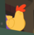 Size: 166x173 | Tagged: safe, screencap, bird, chicken, g4, stare master, ambiguous gender, animal, cropped, eyes closed, picture for breezies, solo