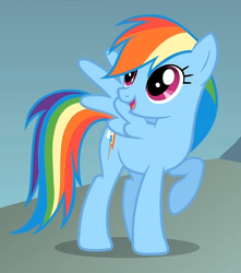 Size: 518x586 | Tagged: safe, screencap, rainbow dash, pegasus, pony, dragonshy, g4, cropped, female, mare, solo