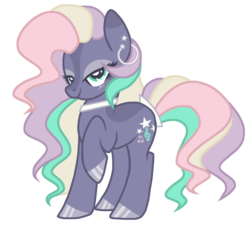 Size: 1024x920 | Tagged: safe, artist:chococakebabe, oc, oc only, oc:harmony star (chococakebabe), earth pony, pony, female, lidded eyes, mare, simple background, solo, transparent background