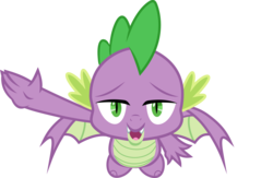 Size: 2253x1466 | Tagged: safe, artist:frownfactory, spike, g4, molt down, .svg available, flying, male, simple background, solo, svg, transparent background, vector, winged spike, wings
