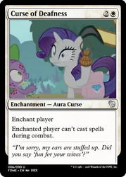 Size: 375x523 | Tagged: safe, rarity, spike, bird, dragon, pony, roc, unicorn, g4, molt down, female, impending doom, magic the gathering, male, mare, saddle bag, stone scales, trading card, trading card edit