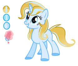 Size: 1104x936 | Tagged: safe, artist:rainbows-skies, oc, oc only, oc:shiny light, pony, unicorn, female, mare, offspring, parent:prince blueblood, parent:trixie, parents:bluetrix, simple background, solo, transparent background