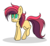 Size: 1024x941 | Tagged: safe, artist:mintoria, oc, oc only, oc:arrow streak, earth pony, pony, female, mare, simple background, solo, transparent background