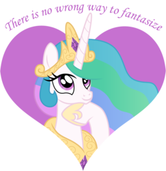 Size: 800x822 | Tagged: safe, artist:cloudy glow, princess celestia, alicorn, pony, g4, female, heart, mare, simple background, smiling, solo, there is no wrong way to fantasize, transparent background