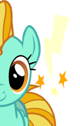 Size: 1628x2555 | Tagged: safe, lightning dust, pegasus, pony, g4, cute, cutie mark, dustabetes, female, mare, simple background, smiling, solo, transparent background, vector